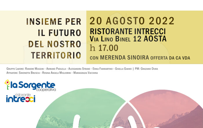 Aosta. Incontro con la comunità