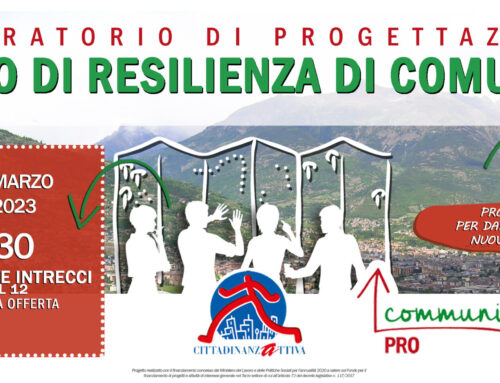TERZO LABORATORIO COMMUNITY  PRO CA VdA- PIANO DI RESILIENZA DI COMUNITÀ