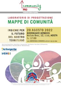 Mappe di Comunità laboratorio di progettazione